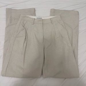 crescent beige trousers